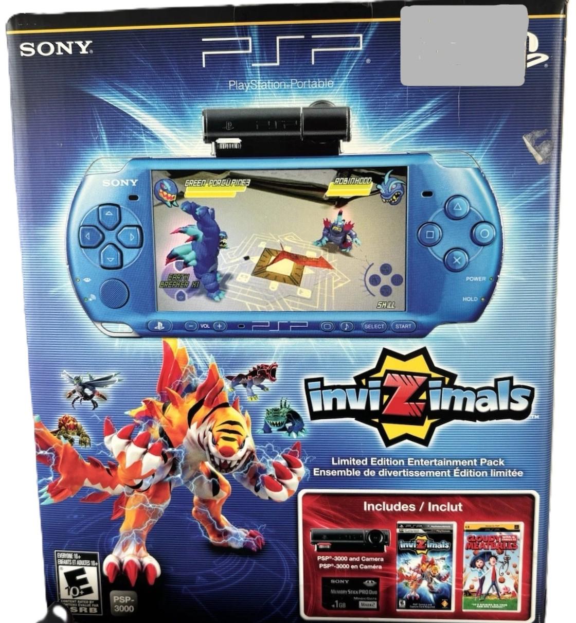 PSP 3000 Blue Limited Edition Invizimals Entertainment Pack
