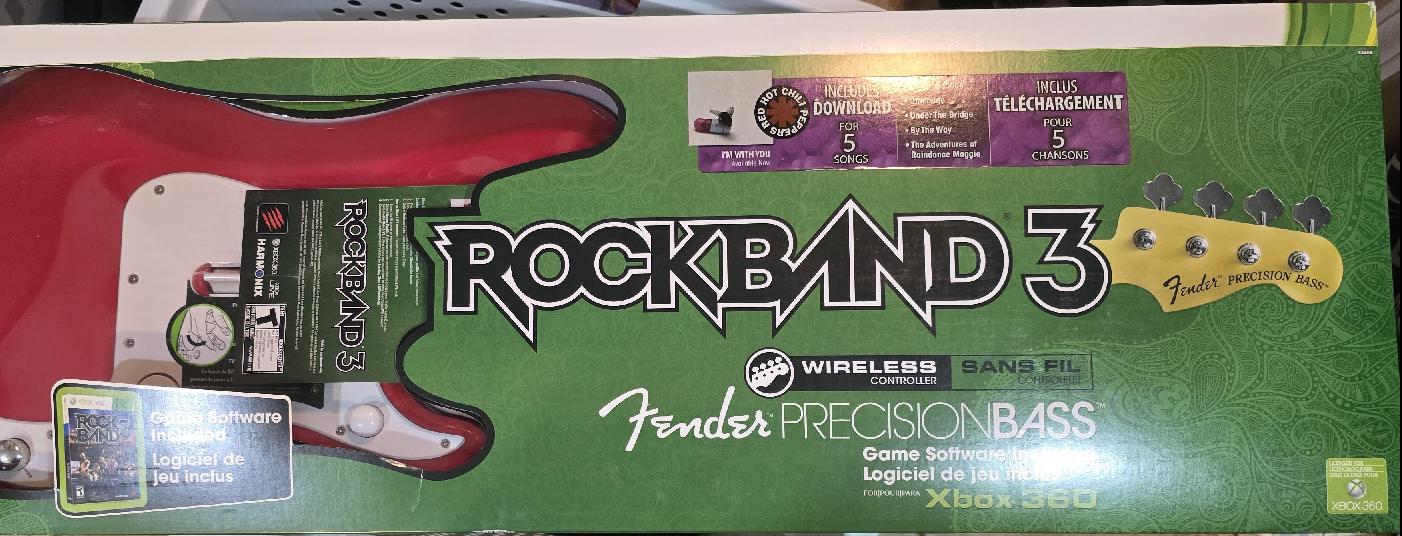 Rock Band 3 Fender Precision Bass Guitar