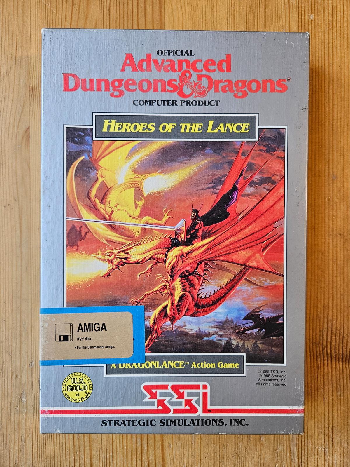 Advanced Dungeons & Dragons Heroes Of The Lance