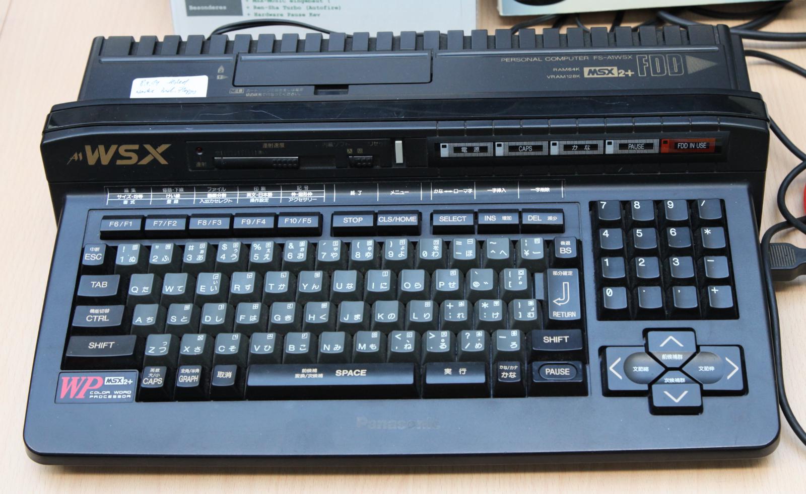 MSX 2+ FS-A1WSX Computer