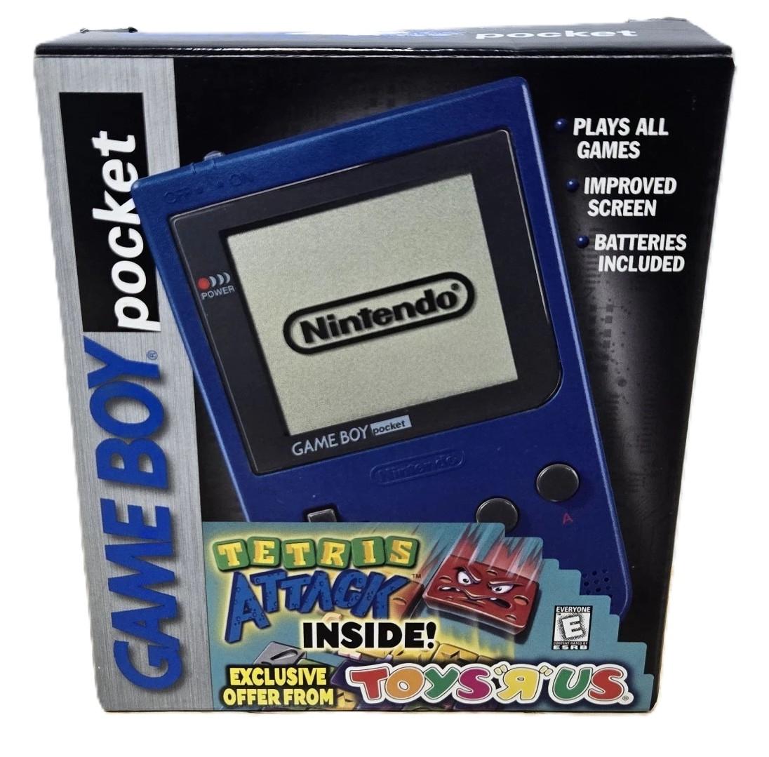 GameBoy Pocket Blue [Tetris Attack Bundle]