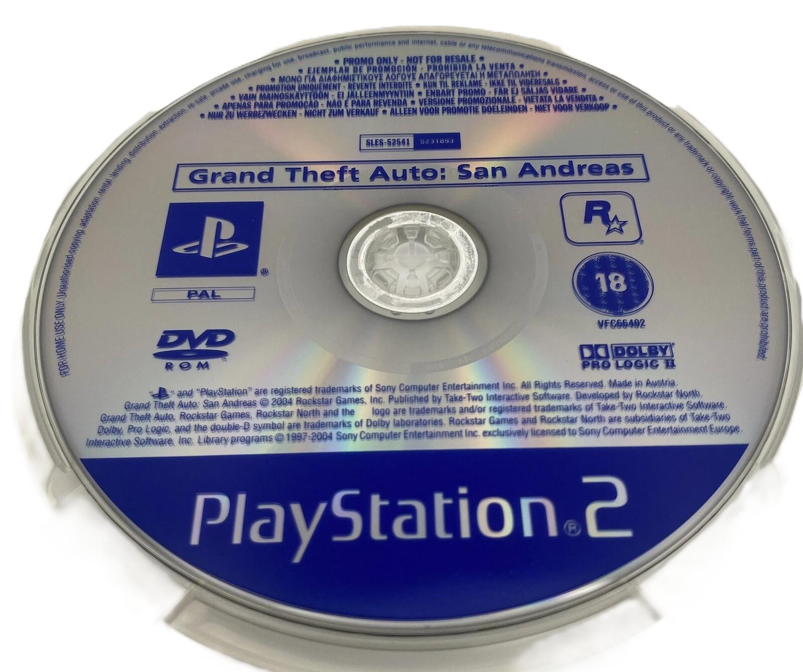 Grand Theft Auto San Andreas  [Not For Resale]