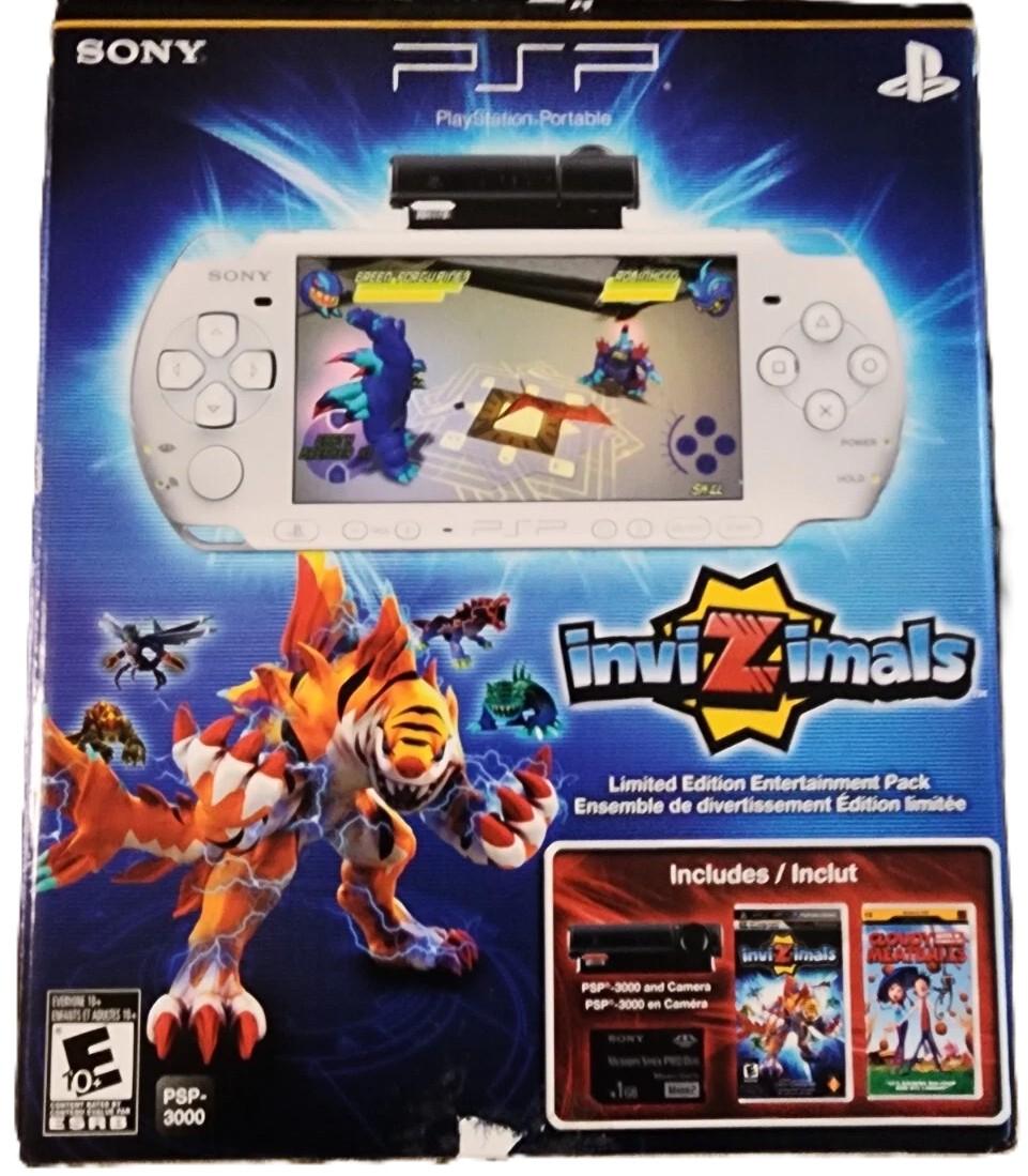 PSP 3000 White Limited Edition Invizimals Entertainment Pack