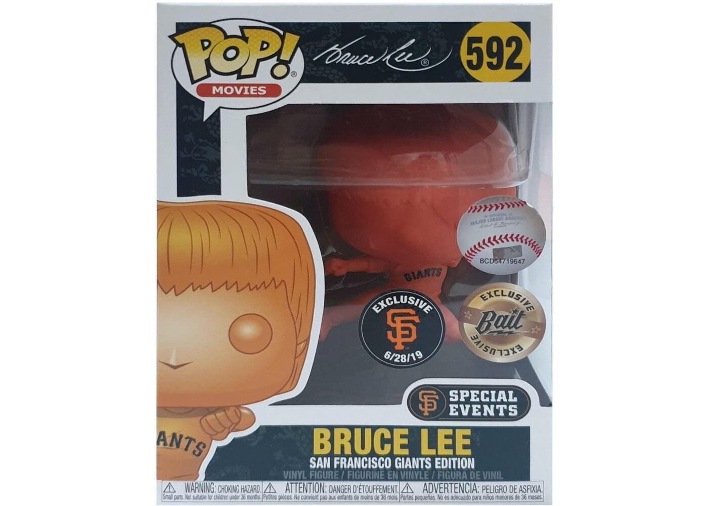 Bruce Lee Kicking [San Fransisco Giants - Orange] #592