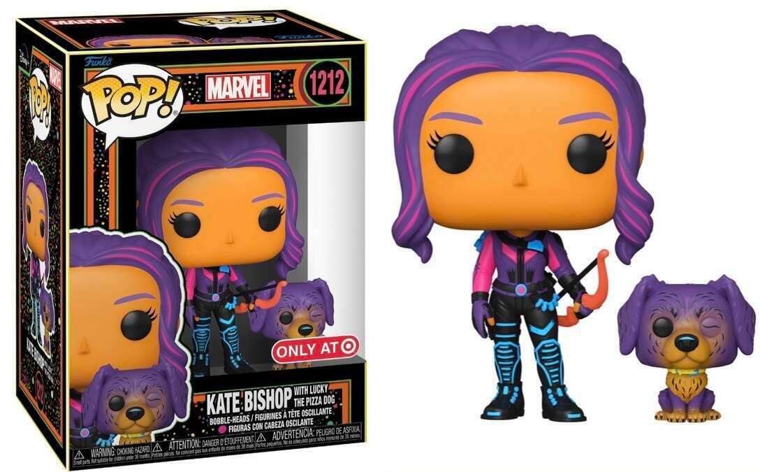 Kate Bishop With Lucky The Pizza Dog [Blacklight] #1212