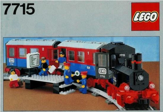 LEGO Push-Along Passenger Steam Train Ustawic #7715