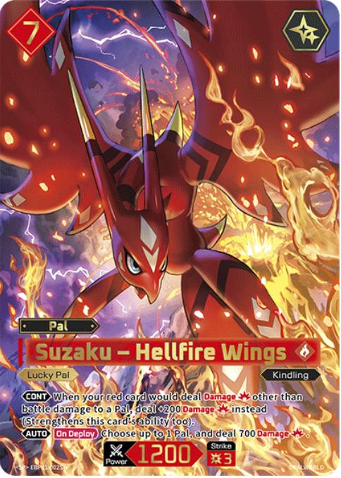 Suzaku - Hellfire Wings #EBP01-002SP