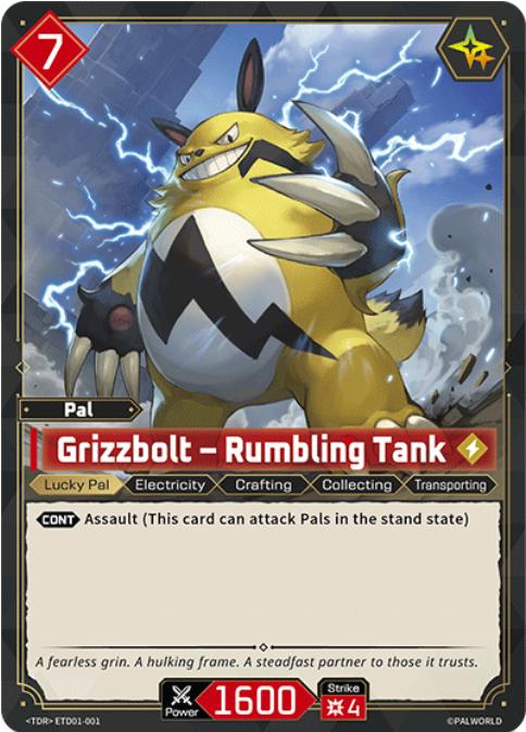 Grizzbolt - Rumbling Tank #ETD01-001