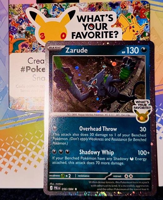 Zarude [Cosmos Holo 30th Celebrations] #56
