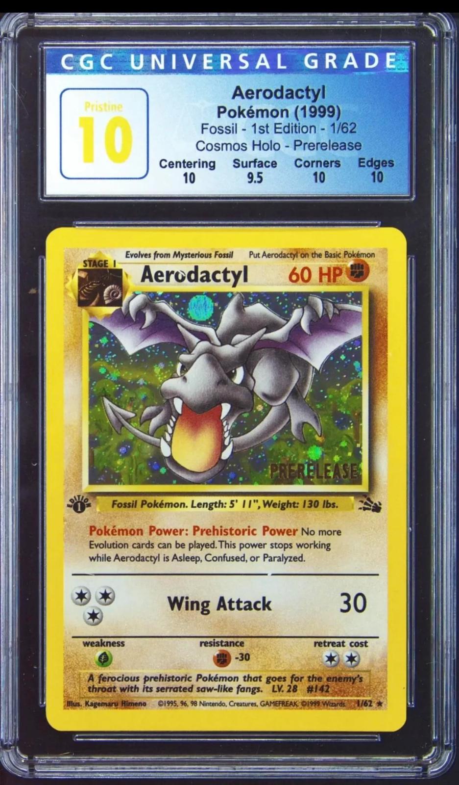 Aerodactyl [Gold Prerelease 1st Edition] #1