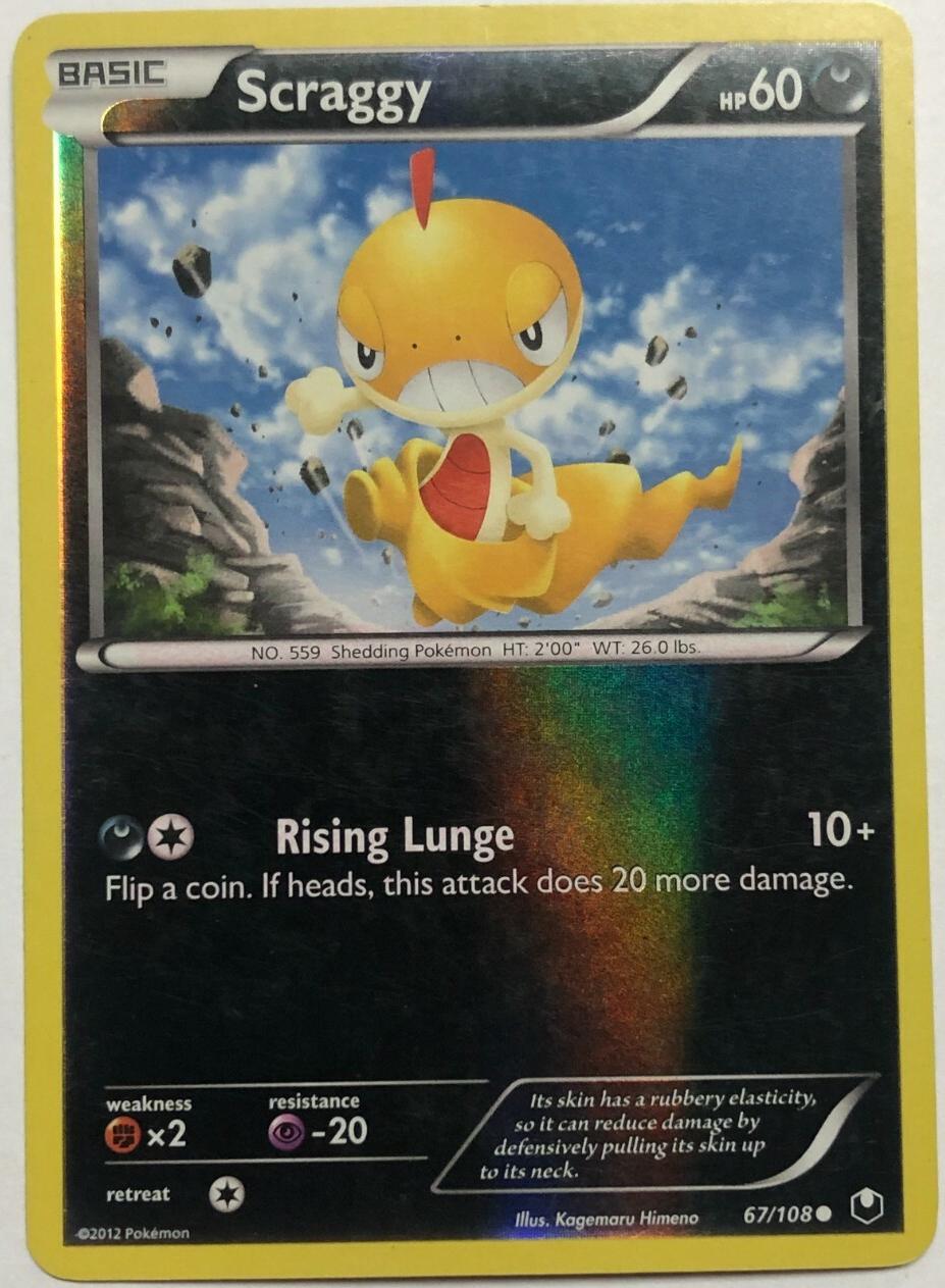 Scraggy [Mirror Reverse Holo] #67