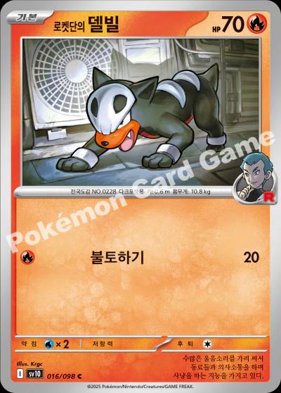 Team Rocket's Houndour #16