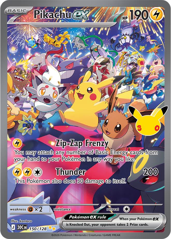 Pikachu ex [Holo] #150