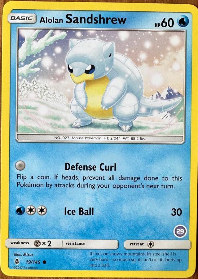 Alolan Sandshrew #19