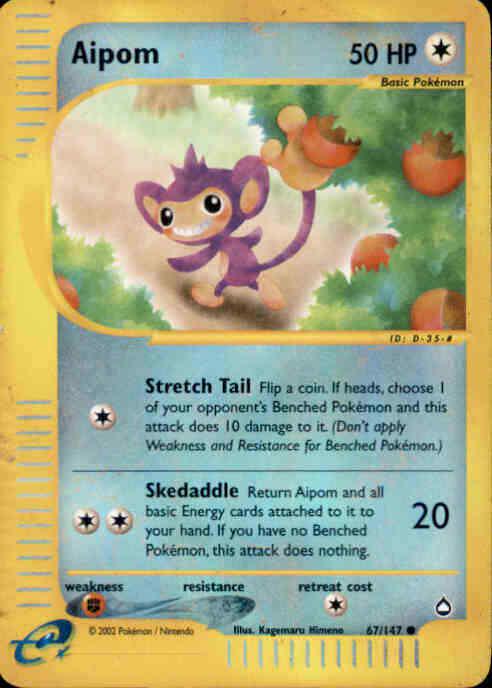 Aipom [Reverse Holo] #67