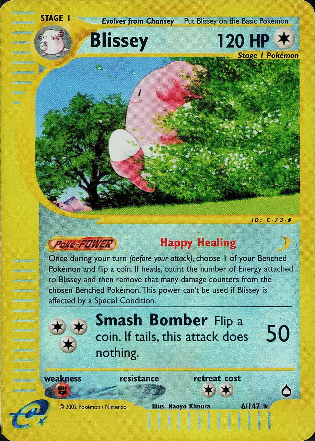 Blissey [Reverse Holo] #6