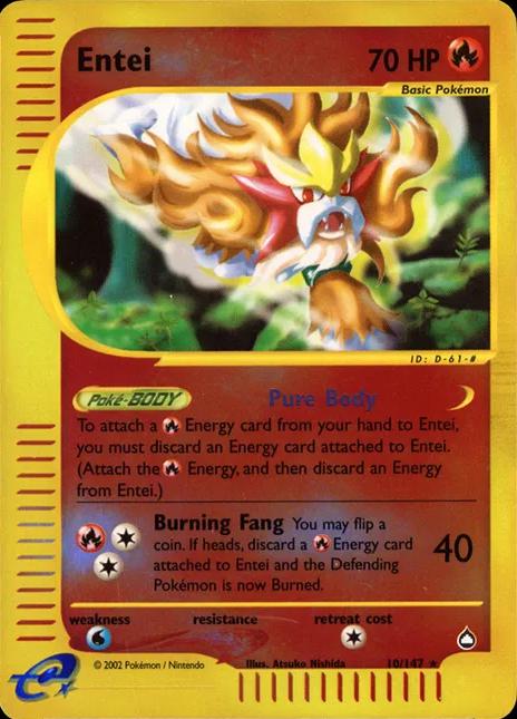Entei [Reverse Holo] #10