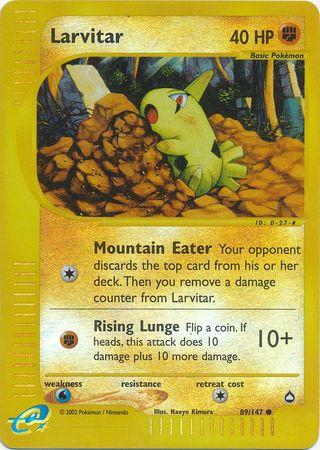 Larvitar [Reverse Holo] #89