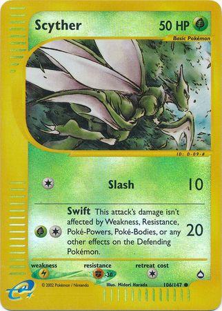 Scyther [Reverse Holo] #106