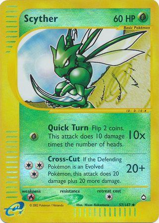 Scyther [Reverse Holo] #57