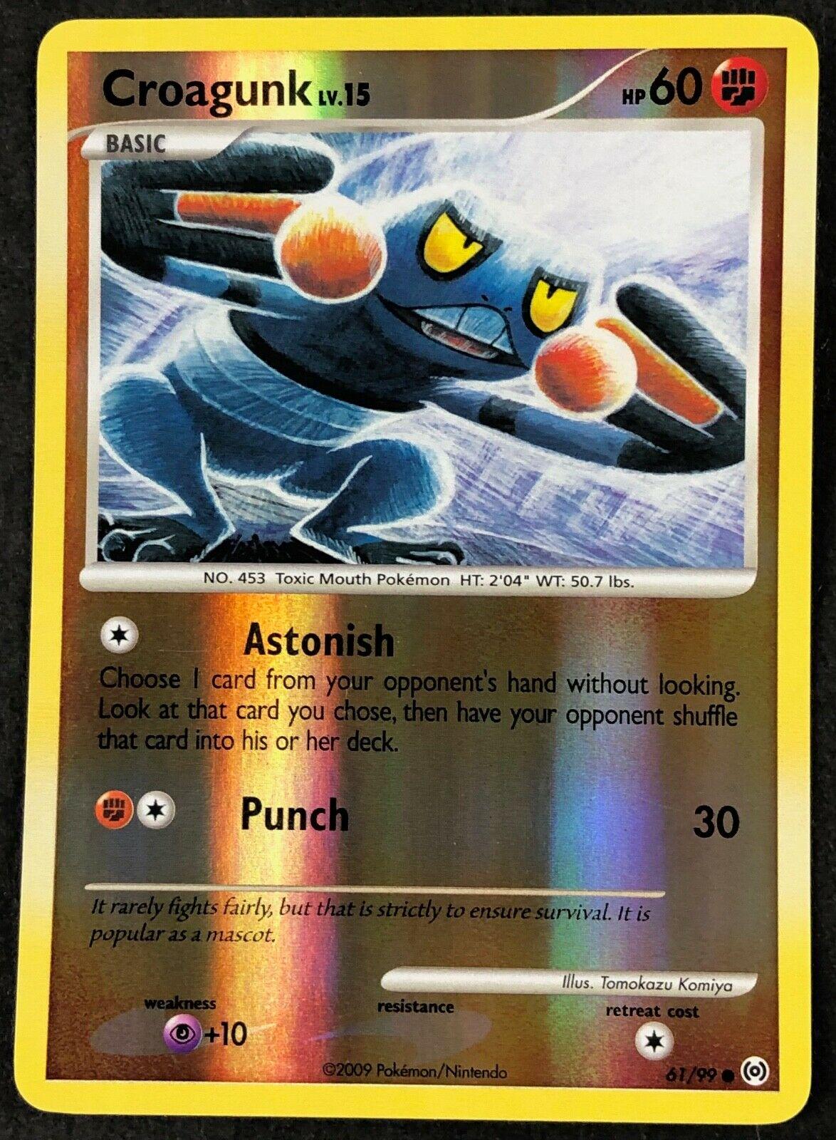 Croagunk [Reverse Holo] #61