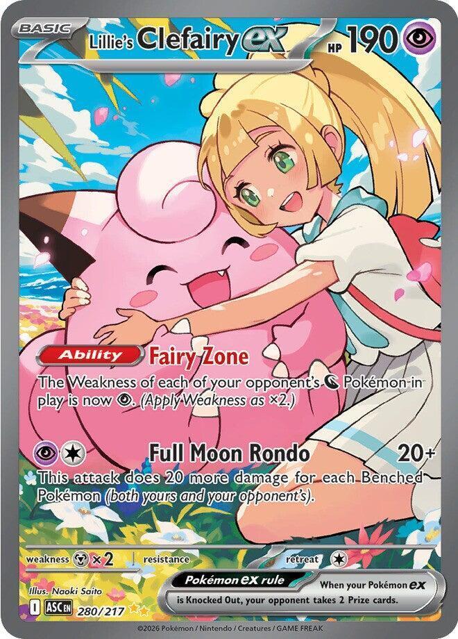 Lillie's Clefairy Ex #280