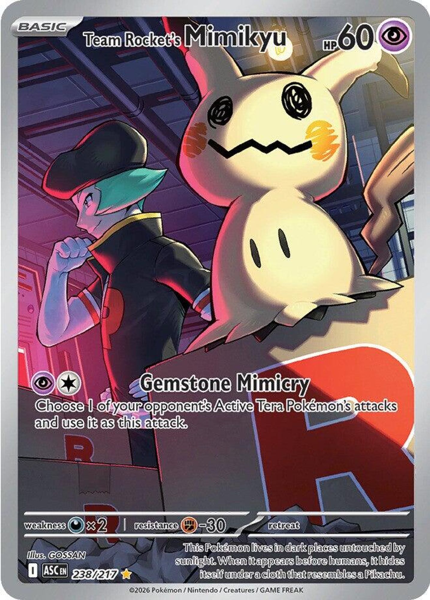 Team Rocket's Mimikyu #238