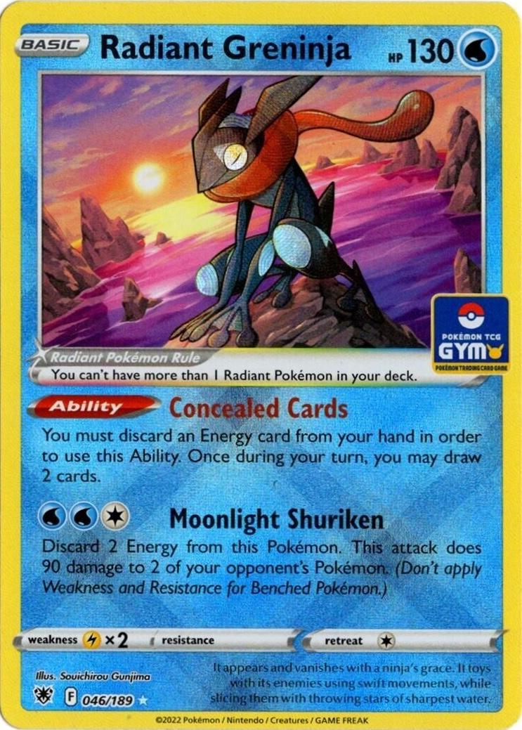 Radiant Greninja [Gym Stamp] #46