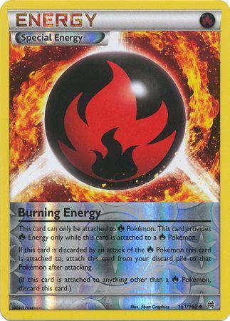 Burning Energy [Reverse Holo] #151