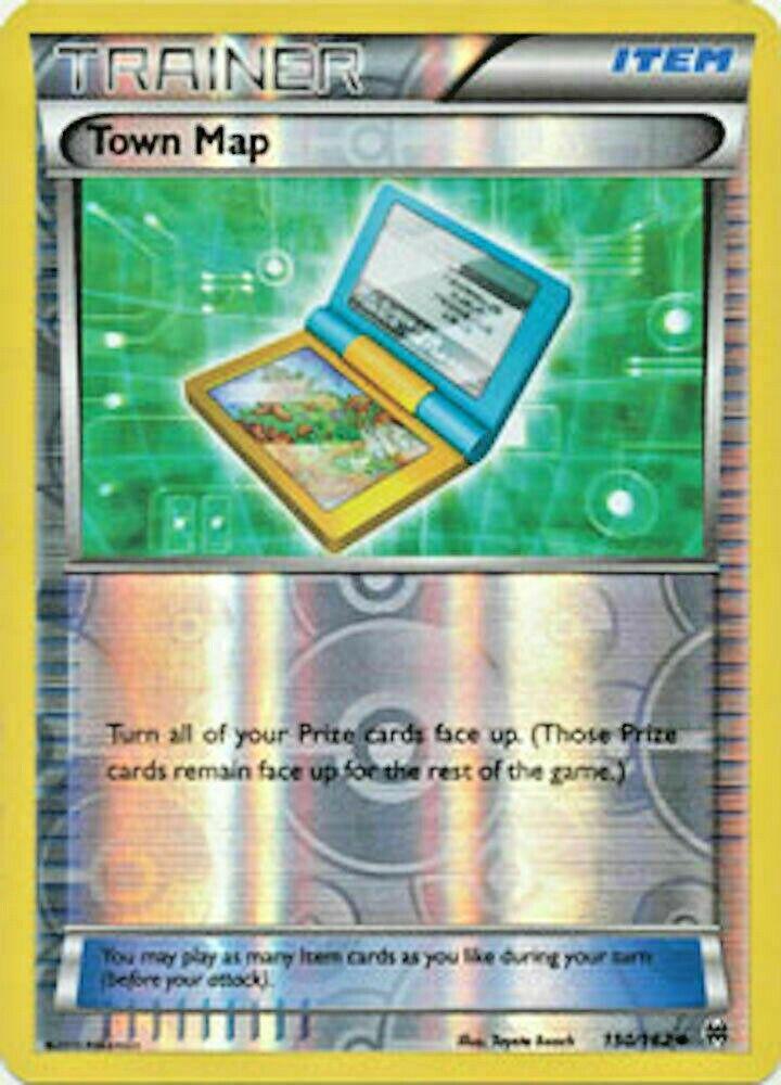 Town Map [Reverse Holo] #150