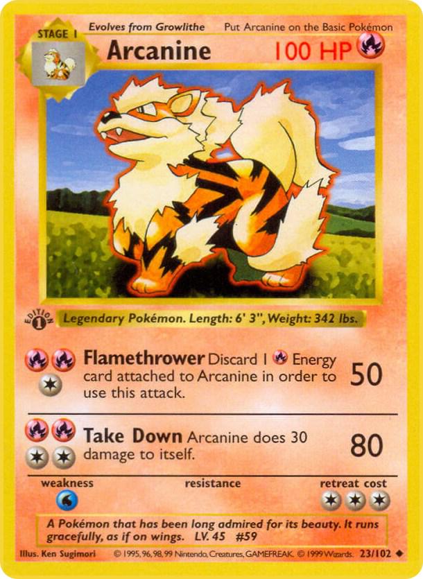 Arcanine [1st Edition] #23