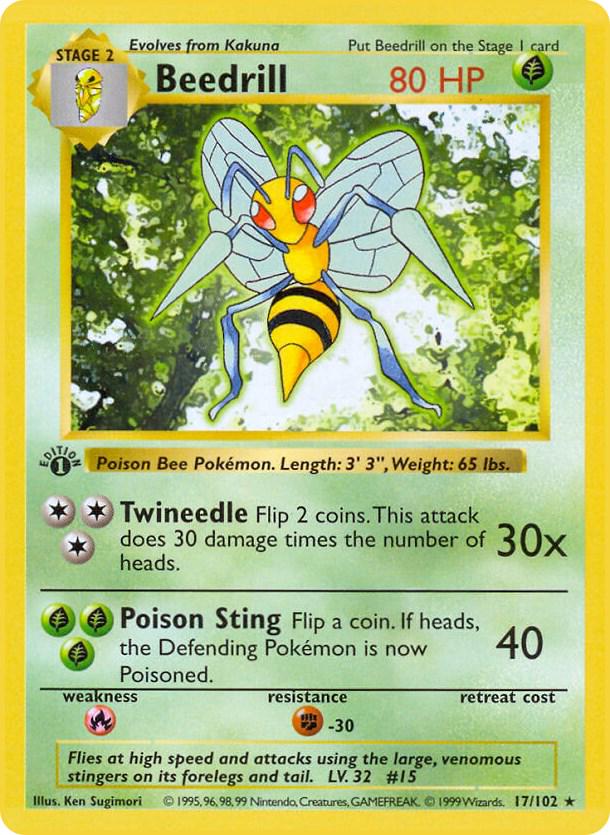 Beedrill [1st Edition] #17