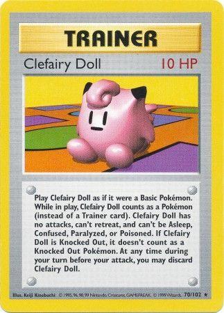 Clefairy Doll [Shadowless] #70