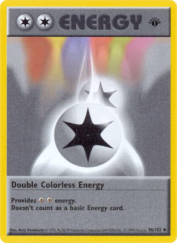Double Colorless Energy [1st Edition] #96
