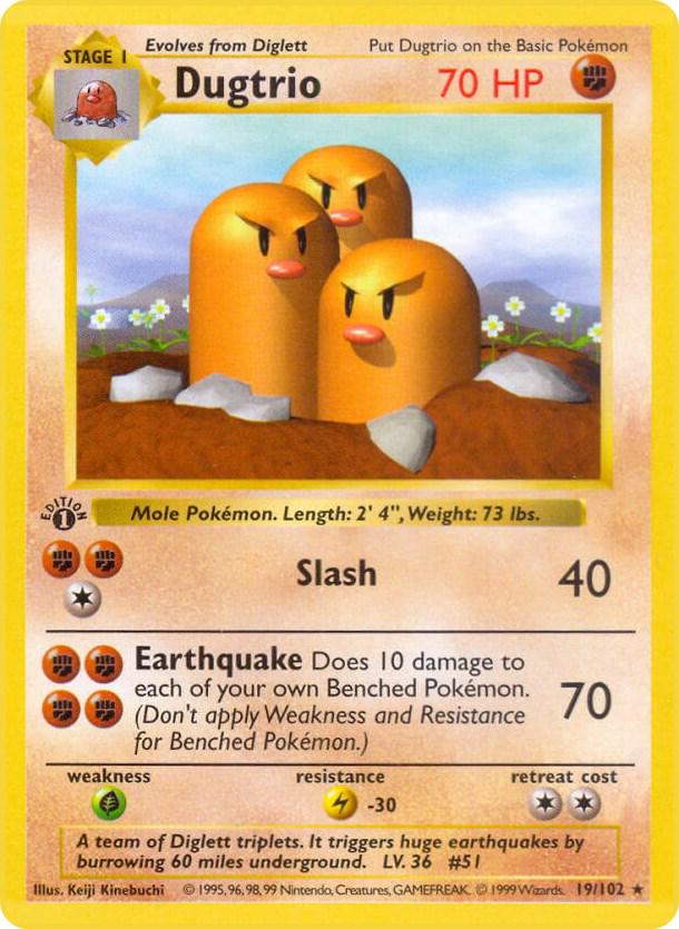 Dugtrio [1st Edition] #19