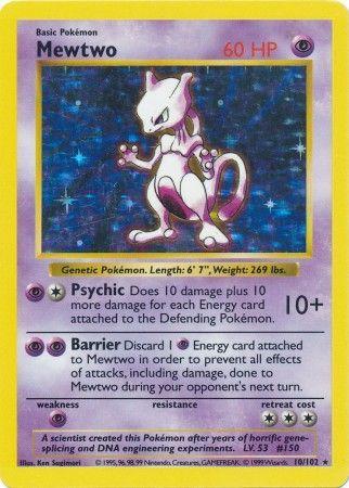 Mewtwo [Shadowless] #10