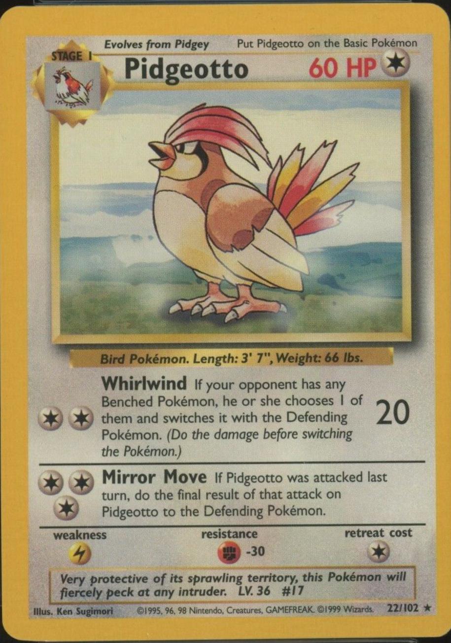 Pidgeotto [Trainer Deck B] #22