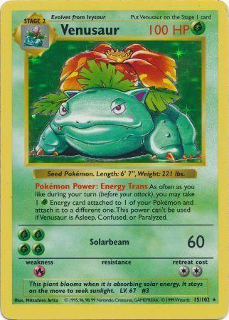 Venusaur [Shadowless] #15