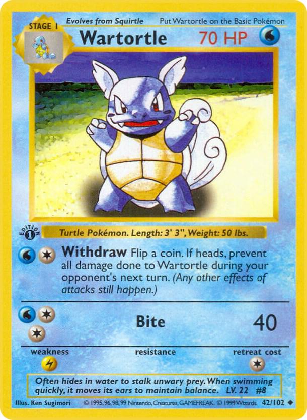 Wartortle [1st Edition] #42