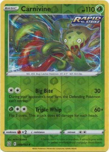 Carnivine [Reverse Holo] #9