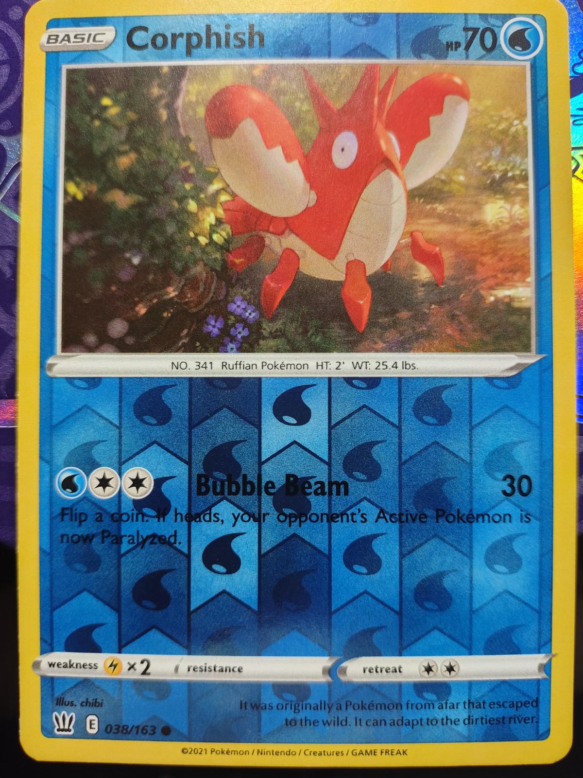 Corphish [Reverse Holo] #38