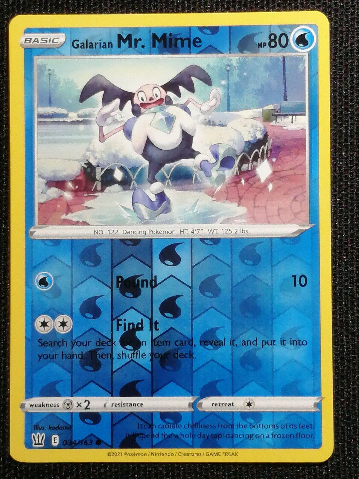 Galarian Mr. Mime [Reverse Holo] #34
