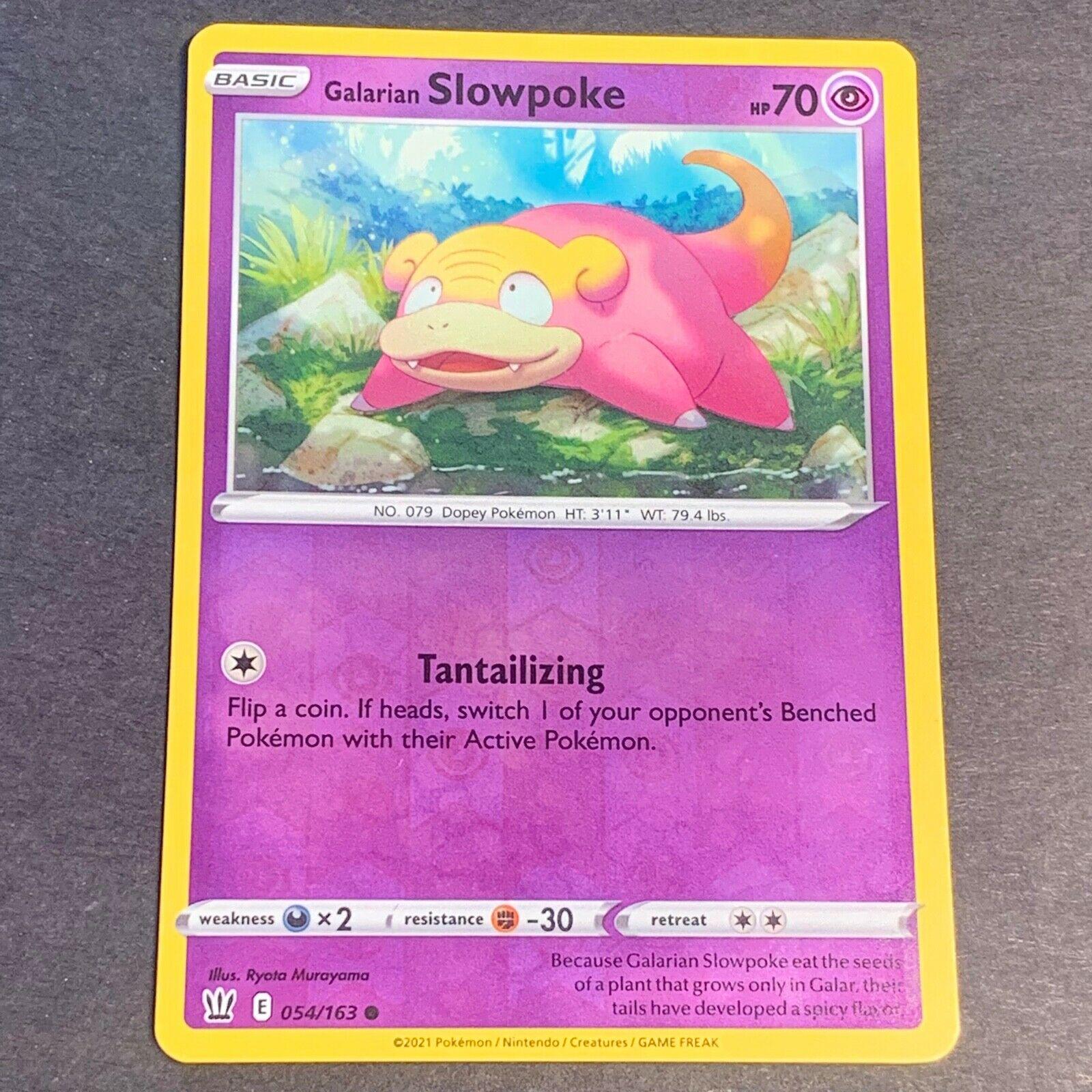 Galarian Slowpoke [Reverse Holo] #54