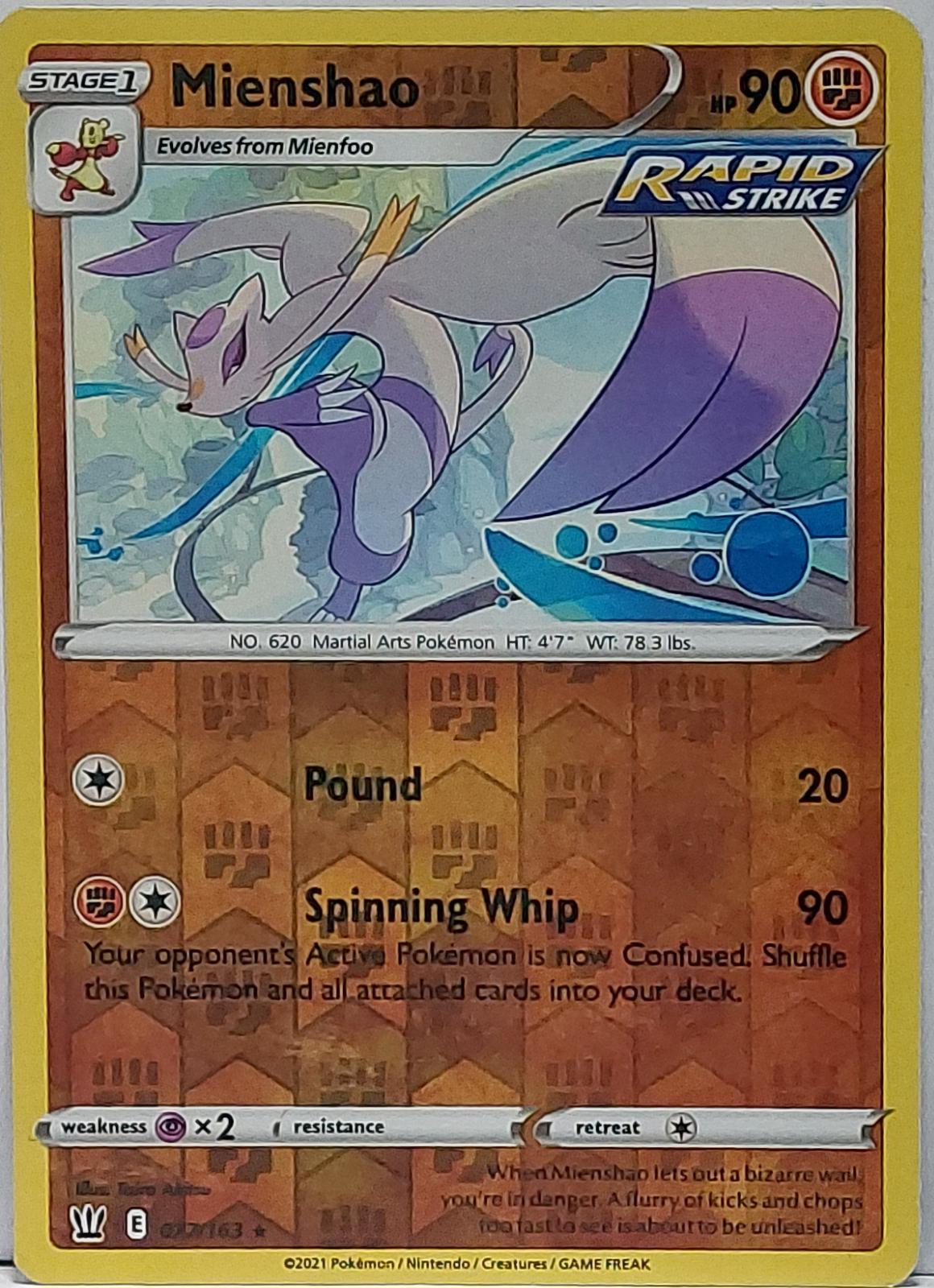 Mienshao [Reverse Holo] #77