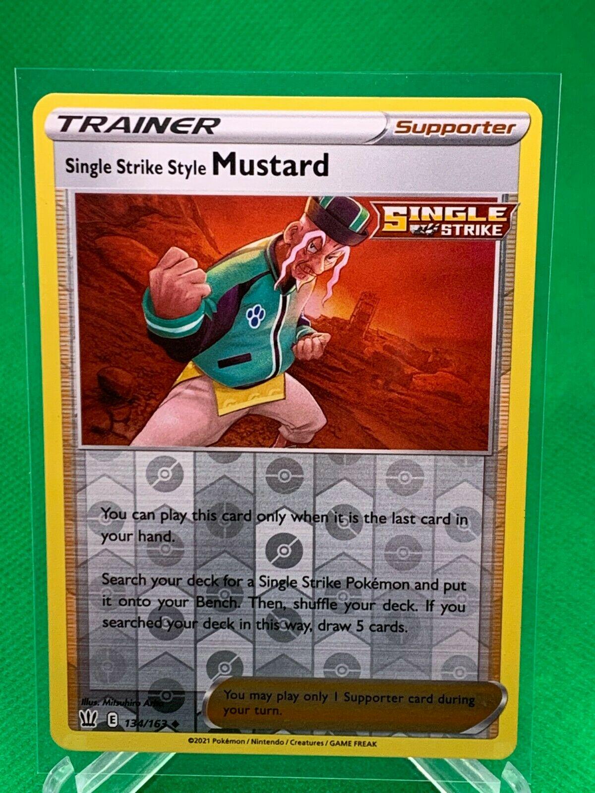 Single Strike Style Mustard [Reverse Holo] #134