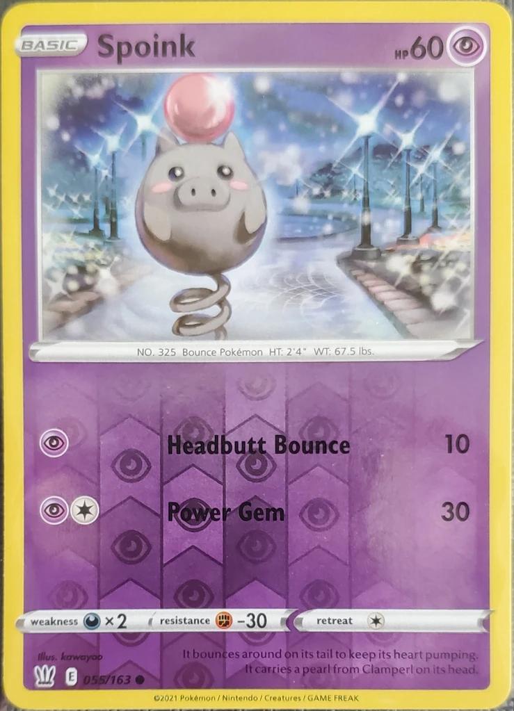 Spoink [Reverse Holo] #55