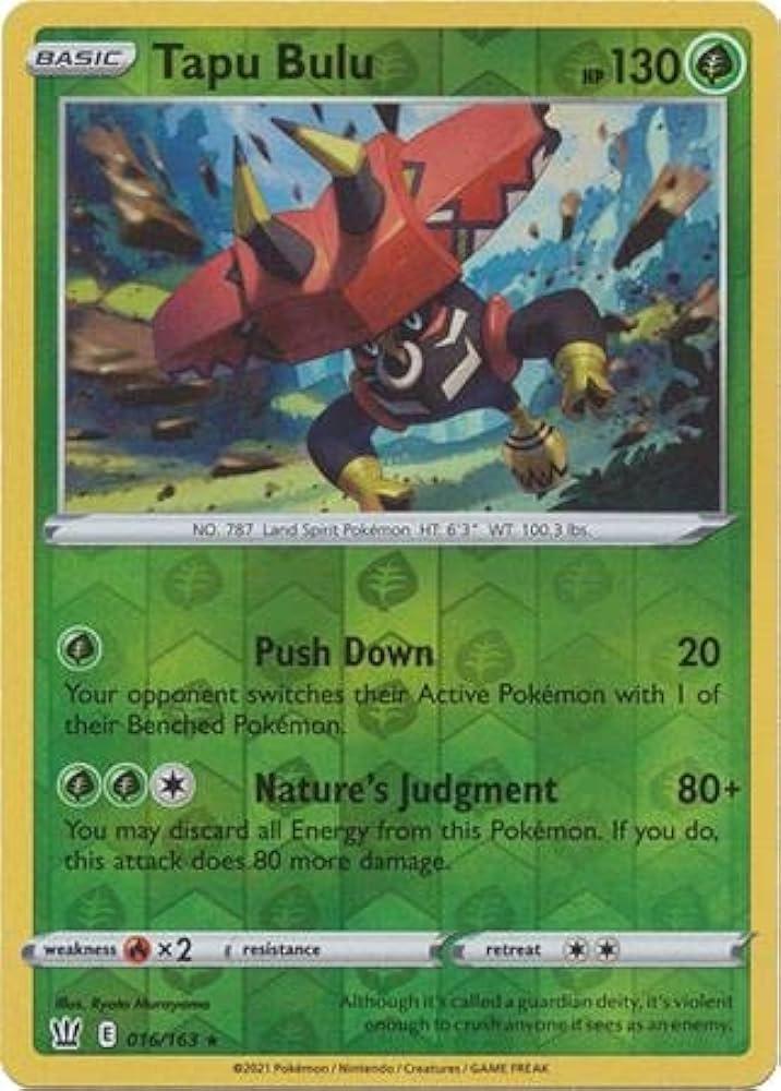 Tapu Bulu [Reverse Holo] #16