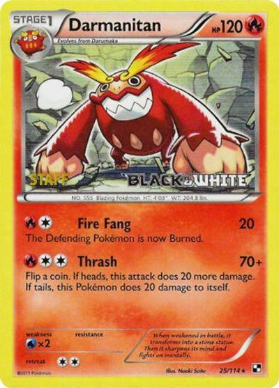 Darmanitan [Prerelease Staff] #25