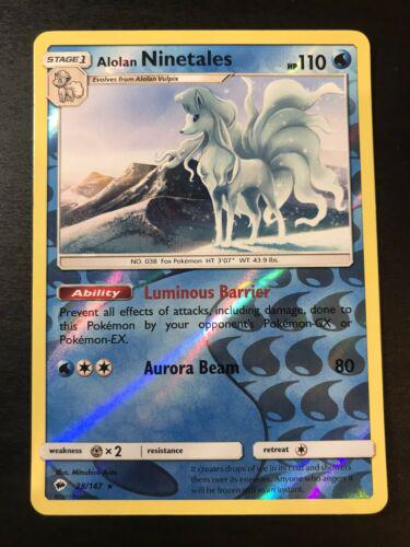 Alolan Ninetales [Reverse Holo] #28