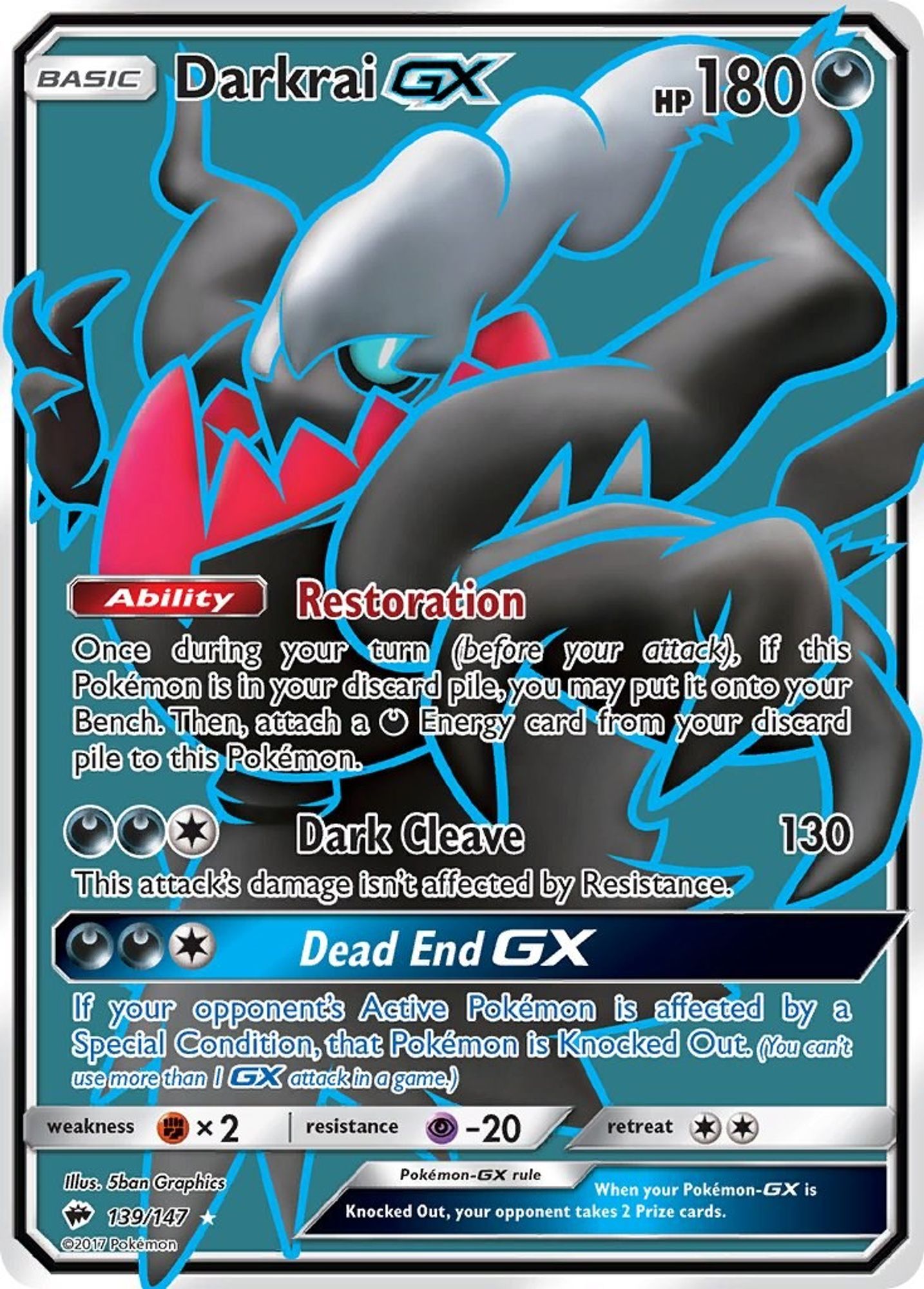 Darkrai GX #139